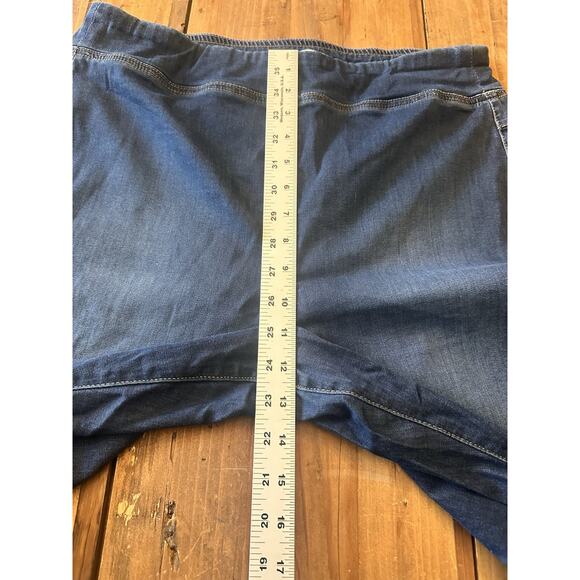 Free People We The Free Penny Flare Jeans Size Medium Pull On Pants Bootcut - Picture 14 of 15